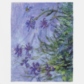 Claude Monet Lilac Irises Fleecedecke (Vorderseite)