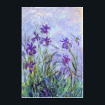 Claude Monet - Lilac Irises / Iris Mauves Acryl Wandkunst<br><div class="desc">Lilac Irises / Iris Mauves - Claude Monet,  1914-1917</div>