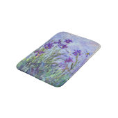 Claude Monet - Lilac Irises / Iris Mauves Badematte (Schrägansicht)
