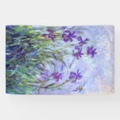 Claude Monet - Lilac Irises / Iris Mauves Banner (Horizontal)