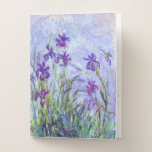 Claude Monet - Lilac Irises / Iris Mauves Bewerbungsmappe<br><div class="desc">Lilac Irises / Iris Mauves - Claude Monet,  1914-1917</div>