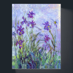 Claude Monet - Lilac Irises / Iris Mauves Briefbeschwerer<br><div class="desc">Lilac Irises / Iris Mauves - Claude Monet,  1914-1917</div>