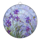 Claude Monet - Lilac Irises / Iris Mauves Dartscheibe (vorne)