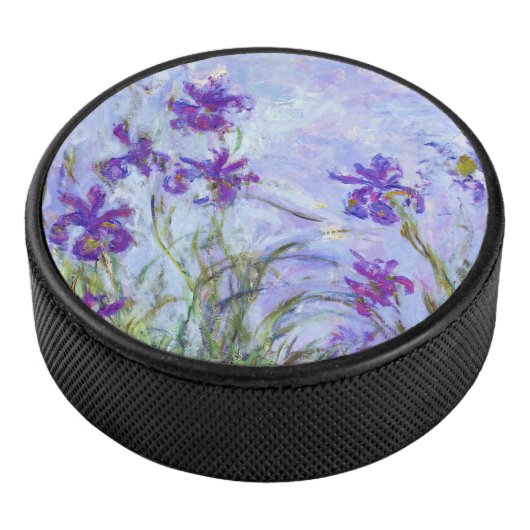 Claude Monet - Lilac Irises / Iris Mauves Eishockey Puck (3/4)