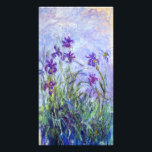 Claude Monet - Lilac Irises / Iris Mauves Fotodruck<br><div class="desc">Lilac Irises / Iris Mauves - Claude Monet,  1914-1917</div>