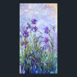 Claude Monet - Lilac Irises / Iris Mauves Fotodruck<br><div class="desc">Lilac Irises / Iris Mauves - Claude Monet,  1914-1917</div>