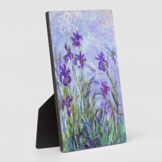 Claude Monet - Lilac Irises / Iris Mauves Fotoplatte (Seite)