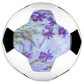 Claude Monet - Lilac Irises / Iris Mauves Fußball (Gedreht)