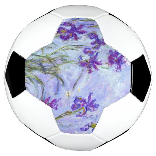 Claude Monet - Lilac Irises / Iris Mauves Fußball (Gedreht)