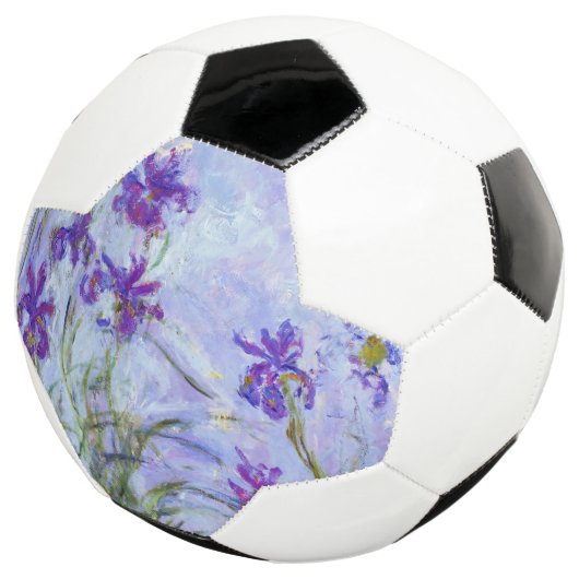 Claude Monet - Lilac Irises / Iris Mauves Fußball (Dreiviertel)