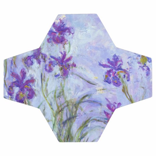 Claude Monet - Lilac Irises / Iris Mauves Fußball (Flach)