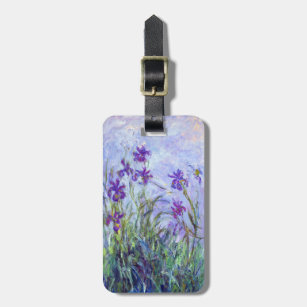 Claude Monet - Lilac Irises / Iris Mauves Gepäckanhänger