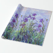 Claude Monet - Lilac Irises / Iris Mauves Geschenkpapier (Ungerollt)