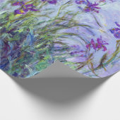 Claude Monet - Lilac Irises / Iris Mauves Geschenkpapier (Ecke)
