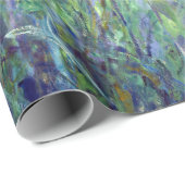 Claude Monet - Lilac Irises / Iris Mauves Geschenkpapier (Rolleneckpunkt)