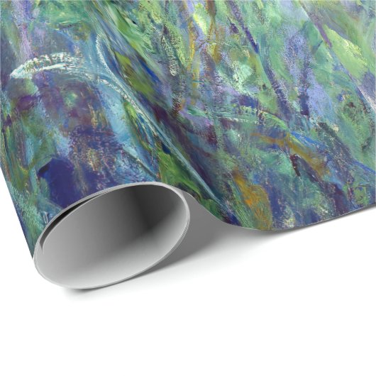 Claude Monet - Lilac Irises / Iris Mauves Geschenkpapier (Rolleneckpunkt)