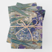 Claude Monet - Lilac Irises / Iris Mauves Geschenkpapier Set (Beispiel)