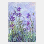 Claude Monet - Lilac Irises / Iris Mauves Geschenkpapier Set<br><div class="desc">Lilac Irises / Iris Mauves - Claude Monet,  1914-1917</div>