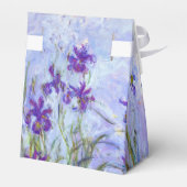 Claude Monet - Lilac Irises / Iris Mauves Geschenkschachtel (Rückseite)
