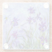 Claude Monet - Lilac Irises / Iris Mauves Glasuntersetzer (Rückseite)