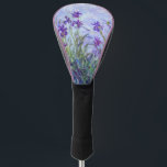 Claude Monet - Lilac Irises / Iris Mauves Golf Headcover<br><div class="desc">Lilac Irises / Iris Mauves - Claude Monet,  1914-1917</div>