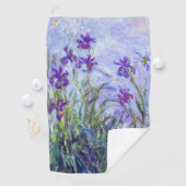 Claude Monet - Lilac Irises / Iris Mauves Golfhandtuch (Insitu)