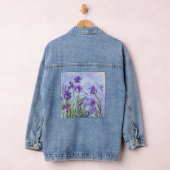 Claude Monet - Lilac Irises / Iris Mauves Jeansjacke (Hangar)