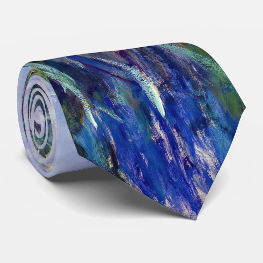 Claude Monet - Lilac Irises / Iris Mauves Krawatte (Gerollt)