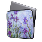 Claude Monet - Lilac Irises / Iris Mauves Laptopschutzhülle (Vorderseite Links)