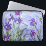 Claude Monet - Lilac Irises / Iris Mauves Laptopschutzhülle<br><div class="desc">Lilac Irises / Iris Mauves - Claude Monet,  1914-1917</div>