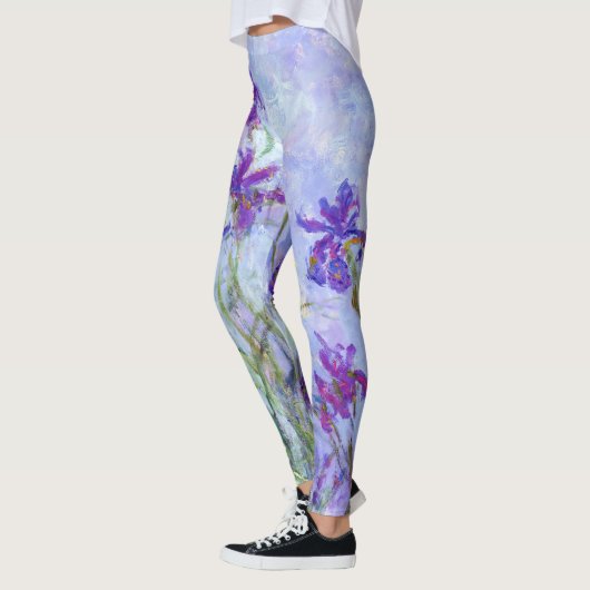 Claude Monet - Lilac Irises / Iris Mauves Leggings (Links)