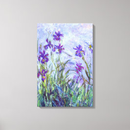 Claude Monet - Lilac Irises / Iris Mauves Leinwanddruck