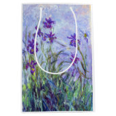Claude Monet - Lilac Irises / Iris Mauves Mittlere Geschenktüte (Vorderseite)
