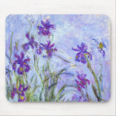 Claude Monet - Lilac Irises / Iris Mauves Mousepad (Vorne)