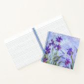 Claude Monet - Lilac Irises / Iris Mauves Notizblock (Innenseite)