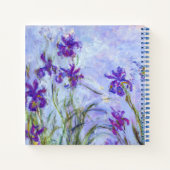 Claude Monet - Lilac Irises / Iris Mauves Notizblock (Rückseite)