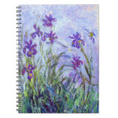 Claude Monet - Lilac Irises / Iris Mauves Notizblock (Vorderseite)