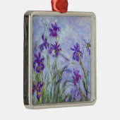 Claude Monet - Lilac Irises / Iris Mauves Ornament Aus Metall (Rechts)