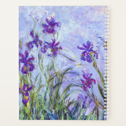 Claude Monet - Lilac Irises / Iris Mauves Planer (Rückseite)