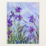 Claude Monet - Lilac Irises / Iris Mauves Planer<br><div class="desc">Lilac Irises / Iris Mauves - Claude Monet,  1914-1917</div>