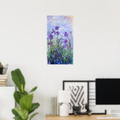 Claude Monet - Lilac Irises / Iris Mauves Poster (Heimbüro)