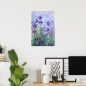 Claude Monet - Lilac Irises / Iris Mauves Poster (Heimbüro)