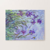 Claude Monet - Lilac Irises / Iris Mauves Puzzle (Horizontal)