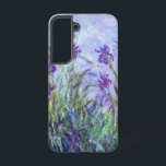 Claude Monet - Lilac Irises / Iris Mauves Samsung Galaxy Hülle<br><div class="desc">Lilac Irises / Iris Mauves - Claude Monet,  1914-1917</div>