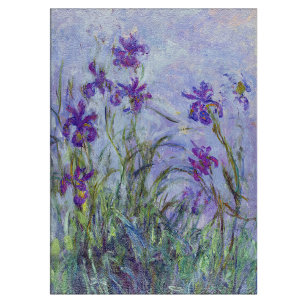 Claude Monet - Lilac Irises / Iris Mauves Schneidebrett