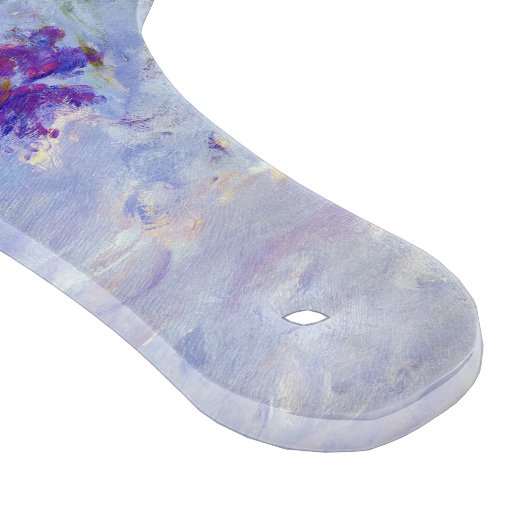 Claude Monet - Lilac Irises / Iris Mauves Schneidebrett (Ecke)