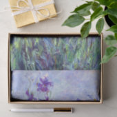 Claude Monet - Lilac Irises / Iris Mauves Seidenpapier (Geschenk)