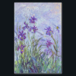 Claude Monet - Lilac Irises / Iris Mauves Seidenpapier<br><div class="desc">Lilac Irises / Iris Mauves - Claude Monet,  1914-1917</div>