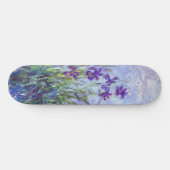 Claude Monet - Lilac Irises / Iris Mauves Skateboard (Horizontal)