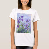 Claude Monet - Lilac Irises / Iris Mauves T-Shirt (Vorderseite)
